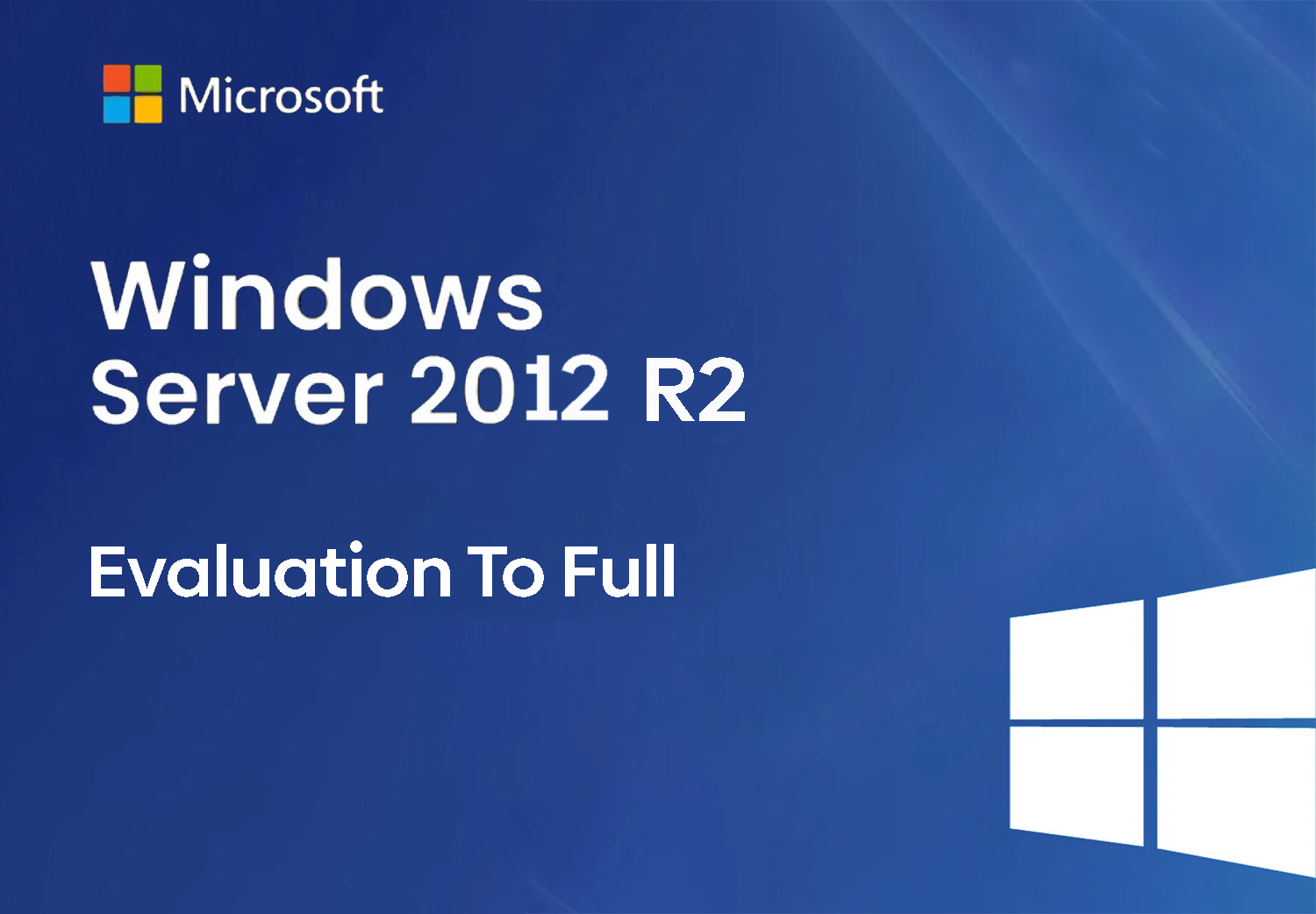 Windows Server 2012 R2 Evaluation Full Versiyon Yapmak